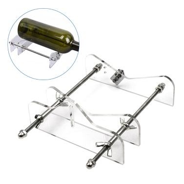 DIY Glass Bottle Cutter Adjustable Sizes Metal Glassbottle Cut Machine for Crafting Wine Bottles Household  Decorations Cutting Tool