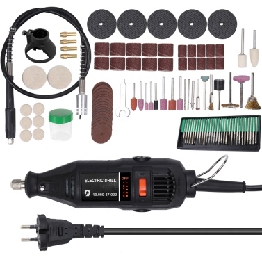 180W Handheld Electric Grinding Tool Set Mini Portable Rotary Drill Grinder Versatile Cutting Polishing Sanding Machine Bits Engrave Tools Kit with Accessories DIY Kits