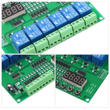 5V DC Programmable 6-Channel Relay Module