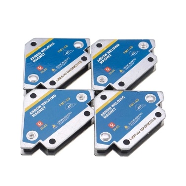 4pcs Magnetic Welding Fixer 45° 90° 135° Multi-angle Magnet Weld Positioner Ferrite Auxiliary Locator Tools