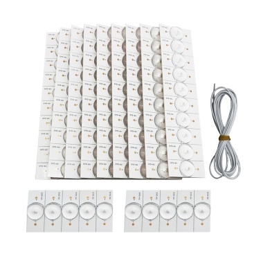 20PCS 3V SMD Lamp Beads with Optical Lens Fliter for 32-65 LED TV Repair Led Light Strip Parts Accessories