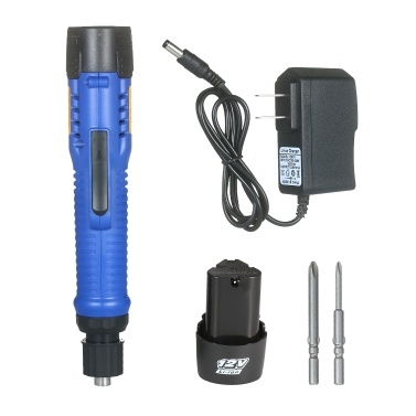 Electric Screwdriver 2Pack Rechargeable 1500mAh 12V Cordless Mini Power Tool 6 Modes Adjustable Torques Cordless Rechargeable Screwdriver Tool with 5mm Bits for Small Home Appliances Laptop