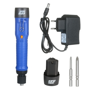 Electric Screwdriver Rechargeable 1500mAh 12V Cordless Mini Power Tool 6 Modes Adjustable Torques Cordless Rechargeable Screwdriver Tool with 6mm Bits for Small Home Appliances Laptop