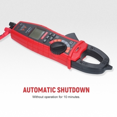 MAYILON Digital AC Current Clamp Meter 6000 Counts Automatic Range LCD Display Multimeter with Backlight Multifunctional Clamp Gauge NCV Test Voltage Tester True RMS Clamp Ammeter Universal Meter Measuring AC Current / AC/DC Voltage / Temperature / Capacitance / Resistance / Diode / Frequency / Duty Circle