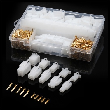 580PCS Car Moto 50Sets Auto Electrical 2.8mm 2 3 4 6 9 Pin Wire Cable Connector Terminal with Storage Box