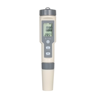 KKmoon 4-in-1 Pen Type Portable Water Quality Analysis Device Tester Salinity/EC/TDS/Temp. Meter Multifunctional with ATC Function Temperature Meter ℃/℉ Conversion