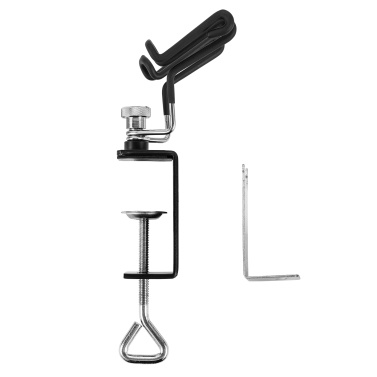 Universal Airbrush Holder Stand Airbrush Rack Tool Two-Brush Holder Clamp-on Table Stand