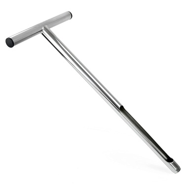 12 Inch Handheld Portable Soil Sampler Stainless Steel Soil Sampling Tool Home Garden Lawn Farm Maintenance Tool T-Handle Soil Sampler