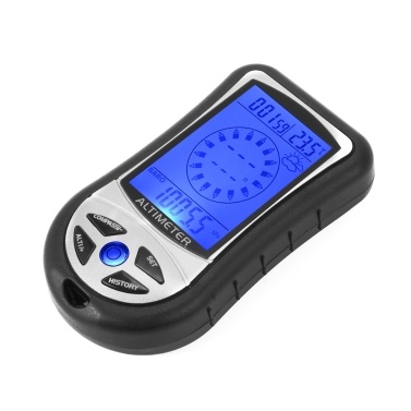 8-in-1 Multifunctional Electronic Altimeter Barometer LCD Digital Compass Thermometer