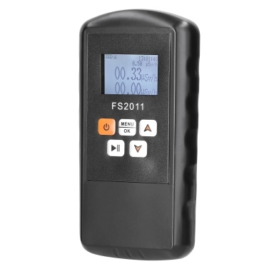 Handheld Portable 2in1 Nuclear Radiation Electromagnetic Radiation Detector Household Laboratory Hospital Multi-function Marble Radioactive Geiger Counter Digital Large Screen Nuclear Radiation Detect