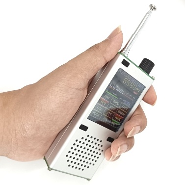 ATS120 SI4732 ESP32 BT 150K-30Mhz 64M-108Mhz Receiver Frequency Amplitude Modulation LSB USB All Band Modes Adjustable 2.4inch Digital TFT Display with Rotary Encoder Knob