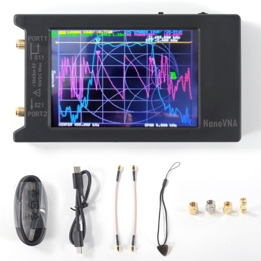 4inch Touched Screen Vector Network Analyzer 1.5GHz HF VHF UHF Antenna Analyzer with SDCard Slot Vector Network Measuring Machine