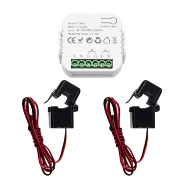 Tuya ZigBee Energy Switch Multifunction Power Voltage Current Meter Mobilephone APP Real-time Power Statistics Daily Monthly Total Power Consumption Querying with Power Setting Function