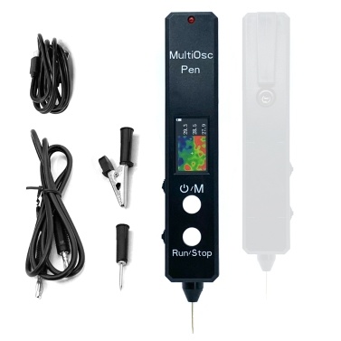 3in1 Oscilloscope Multimeter Thermal Imager Digital Multifunctional Tester Handheld Oscope Meter 400KHz Bandwidth 2MSa/s Sampling Rate for DIY and Electronic Test