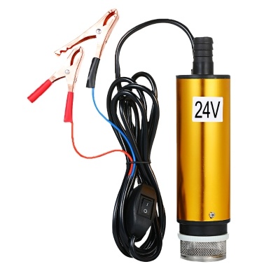 DC 12V/24V Submersible Pump for Pumping Diesel Oil Water 51mm Water Oil Diesel Fuel Transfer Pump Refueling with Fliter Screen