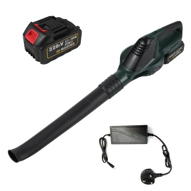 21V Powered Electric Leaf Blower 120CFM/100MPHLeaf Blower 5 Speed Modes Suitable for Lawn Care Yard Sidewalk Garage Cleaning with 2 Batteries