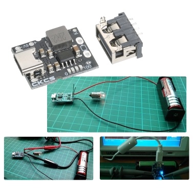 KKmoon 5V 2A Lithium Battery Charging Board Type-C Input with Female Charging Module Type-C Charge Module for Electronic DIY
