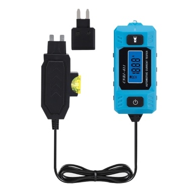 CNBJ-611 Automotive Fuse Current Tester Car Leakage Analyzer Fault Tester Automotive Fuse Current Testing Tool Blue Backlight LCD Display with Front Illumination Light