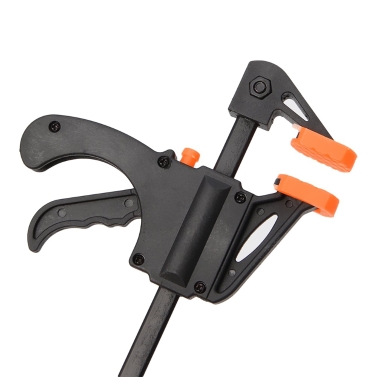 4/6/8 Inch Woodworking Bar Fast F Clamping Grip Quick Ratchet Release Squeeze Carpentry Wood Trigger Clamps Plate Hand Ratchet Bar Tool Clip