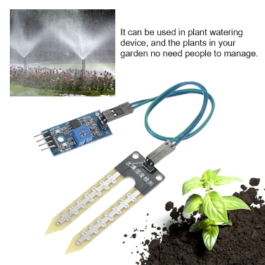 5pcs Soil Humidity Hygrometer Moisture Detection Sensor Module Automatic Watering System for Arduino