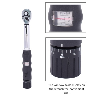 1/4" DR 2-14Nm Bike Torque Wrench Set Bicycle Repair Tools Kit Ratchet Mechanical Torque Spanner Manual Wrenches