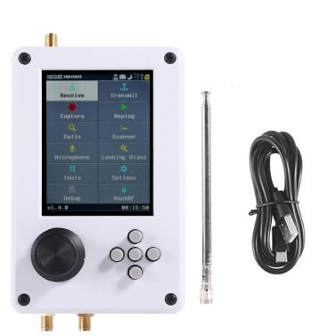 Portapack H2 Software Defined Radio Receiver Set Portable Radio Signal Receiver 3.2in Digital Dispaly Screen Radio Receiver