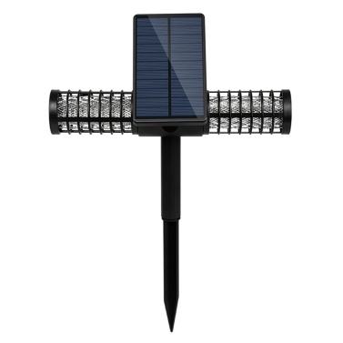 Solar Insect Killer Bug Zapper Light Camping Mosquito Killer Lamp Waterproof USB Powered Electric Lamp for Yard Garden Driveway Porch Walkway Pool Patio