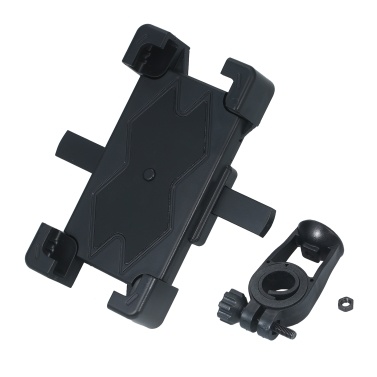 Bike Phone Mount Detachable Adjustable Bicycle Phone Holder Full Protection 360 Degrees Rotation for Motorcycle Handlebar Bike Front Frame Compatible with 4.0-6.5in Smartphone