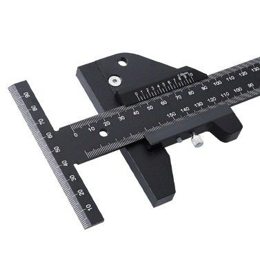 Aluminum Alloy T Drawing Detachable Measuring Ruler Multifunctional DIY Rulers Woodworking Utiltiy Tools