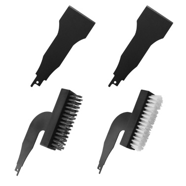 4 PCS Reciprocating Saws Saber Saws Universal Cleaning Brush Scraper Set Home Household Electric Cleaning Brush Practical Stain Cleaning Brush