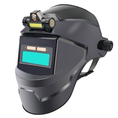 Automatic Dimming Welding Facemask Large View True Color Auto Darkening Welding Facemask 130℃ High Temperature Resistant for Arc Welding Grinding Cutting