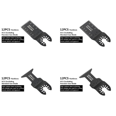 KKmoon 48pcs Oscillating Multi Tool Saw Web Multitool Accessory
