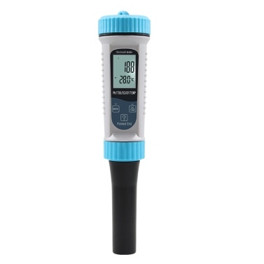Tuya BT 5-in-1 Multifunctional Digital Water Quality Tester Portable High Accurancy Water Quality Test Pen Water Quality Measurement Tool Water PH/TDS/EC/Temperature/CF Detector