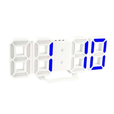 3D LED Digital Clock with Night Mode Adjust the Brightness