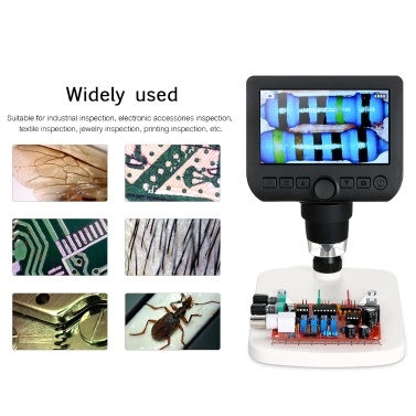 TOMTOP UM046 Digital Inspection Microscope 4.3" LCD 800X Magnification
