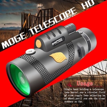 Monocular Telescope High Power High Definition Telescope Outdoor Telescope Hiking Camping Equipment 12x50