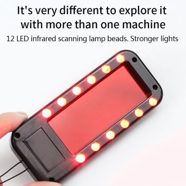 KKmoon Mini Anti Spy Detector USB Rechargeable Spy Camera Finder with 12 Infrared LEDs for Car Hotel Trip Travel Fitting Room