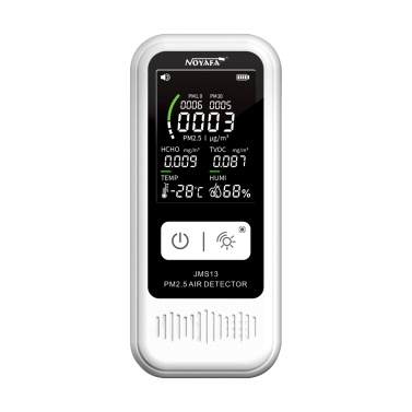 NOYAFA JMS13 Household PM2.5 Detector TVOC/HCHO Formaldehyde Tester LCD Digital Air Quality Detector