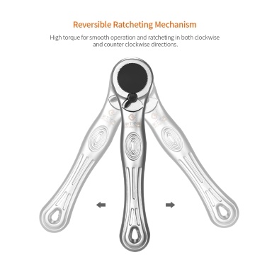 PENGGONG 12pcs Mini Ratchet Wrench Screwdriver Bits Set