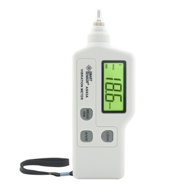SMART SENSOR AS63A Digital Vibration Meter with LCD Screen Vibration Analyzer Tester AC Output Acceleration / Velocity / Displacement Measurement