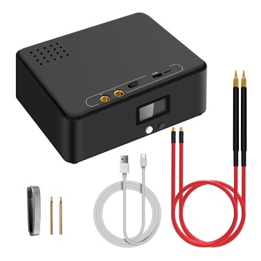 DO-03 Handheld LCD Display Power Adjustable Spots Welding Machine 0.3mm Nickel Sheet Welders Portable Welding Device DIY Spots Welding Equipment