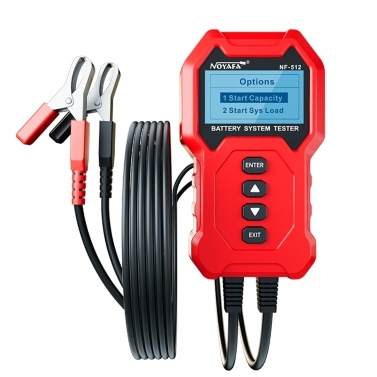 NOYAFA NF-512 Car Battery Tester Analyzer 12V 24V Battery Analyzer Automotive Quick Load Plug Cranking Test Diagnostic Tools