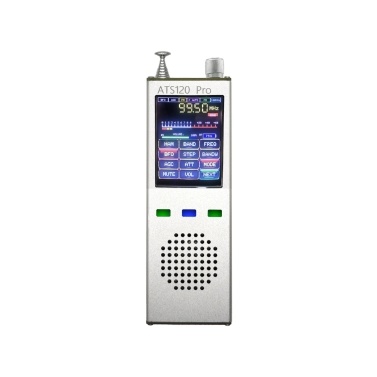 ATS120pro FM SSB SDR AM LSB Full Band Radio Reception Digital Decoder Portable Digital Display Touching Screen Radio Receiver with Activation Firmware