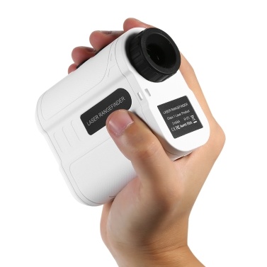 600m Golf Rangefinder Outdoor Handheld Laser Distance Meter Speed Tester Digital Monocular Telescope Range Finder M/Yard Distance Meter for Golf Hunting Engineering Survey Construction Hiking