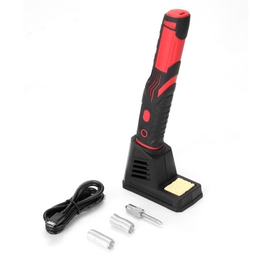 Rechargeable Wireless Rechargeable Soldering Iron with Bright LED Light