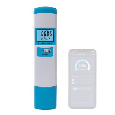 BT Intelligent Water Quality Tester PH Temperature Test Meter Multi-functional Mariculture Tester for Drinking Water Aquarium Aquaculture Swimming Pool