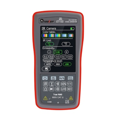ET13S 2in1 Thermal Imager Multimeter 192*192 IR Resolution 10000 Counts Multimeter 2.8-inch Touchscreen -20℃ to 550℃ Temperature Measurement