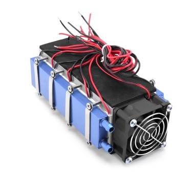 DIY Thermoelectric Cooler Semiconductor Refrigeration Cooler 576W High Power Cooling Device Air Conditioner Refrigeration Equipment Electronic Cooling System DIY Refrigerator Accessories Kit