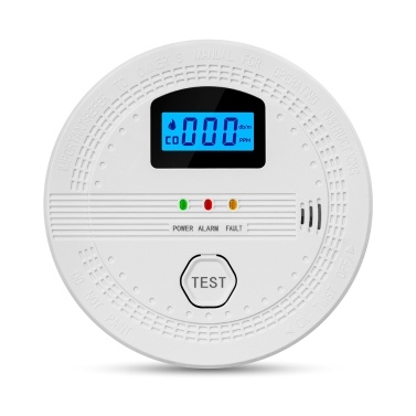 Carbon Monoxide Smoke Detector Electrochemical Sensor Smoke Detector Digital Display Sound and Light Alarm LED Indicator Light Functions