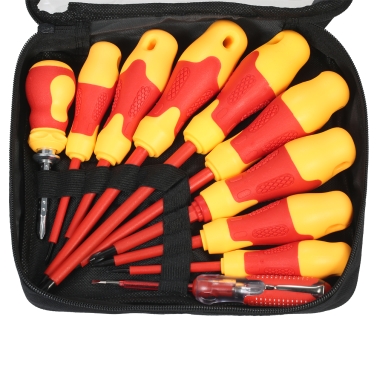 10pcs 1000V Insulated Screwdriver Set